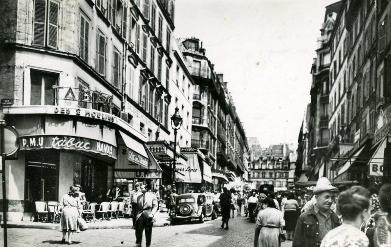 café des deux mouins montmartre années 50