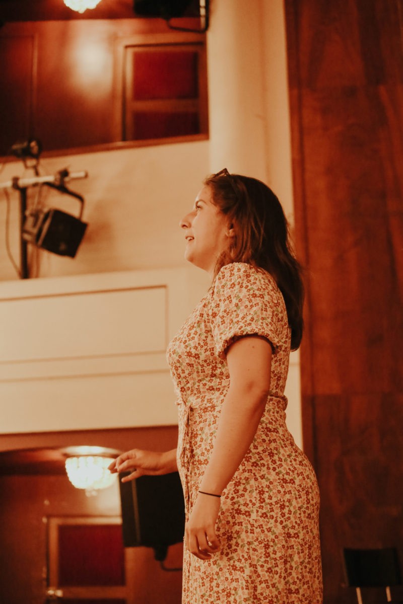 Cours de chant avec Lise Marsault-Hierro ©Victoria Roblin